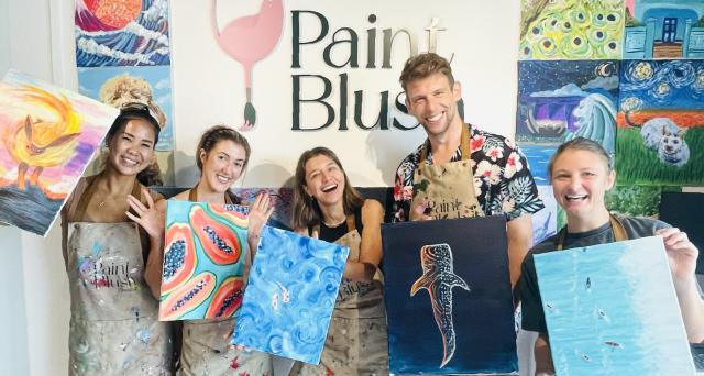 Paint N Sip with Paint Blush