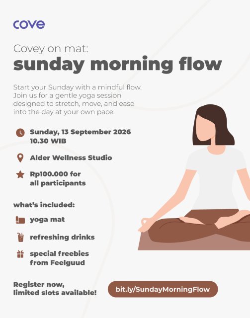 Covey on Mat: Sunday Morning Flow