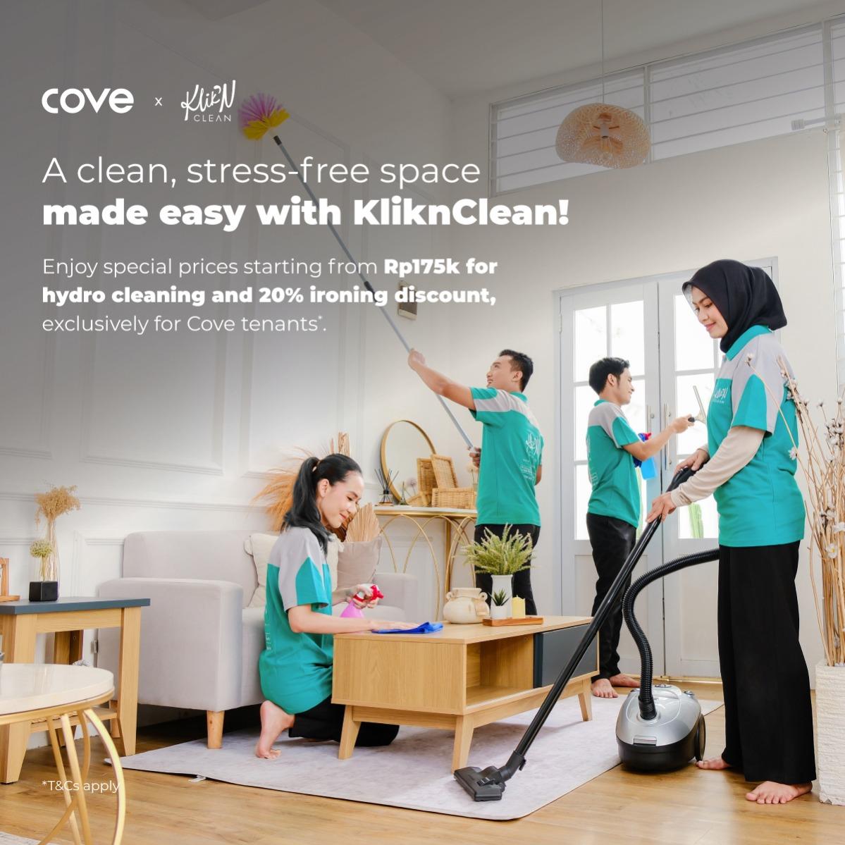 Make Cleaning Easier with KliknClean, Enjoy a Special Price of Rp175.000 and 20% Off!