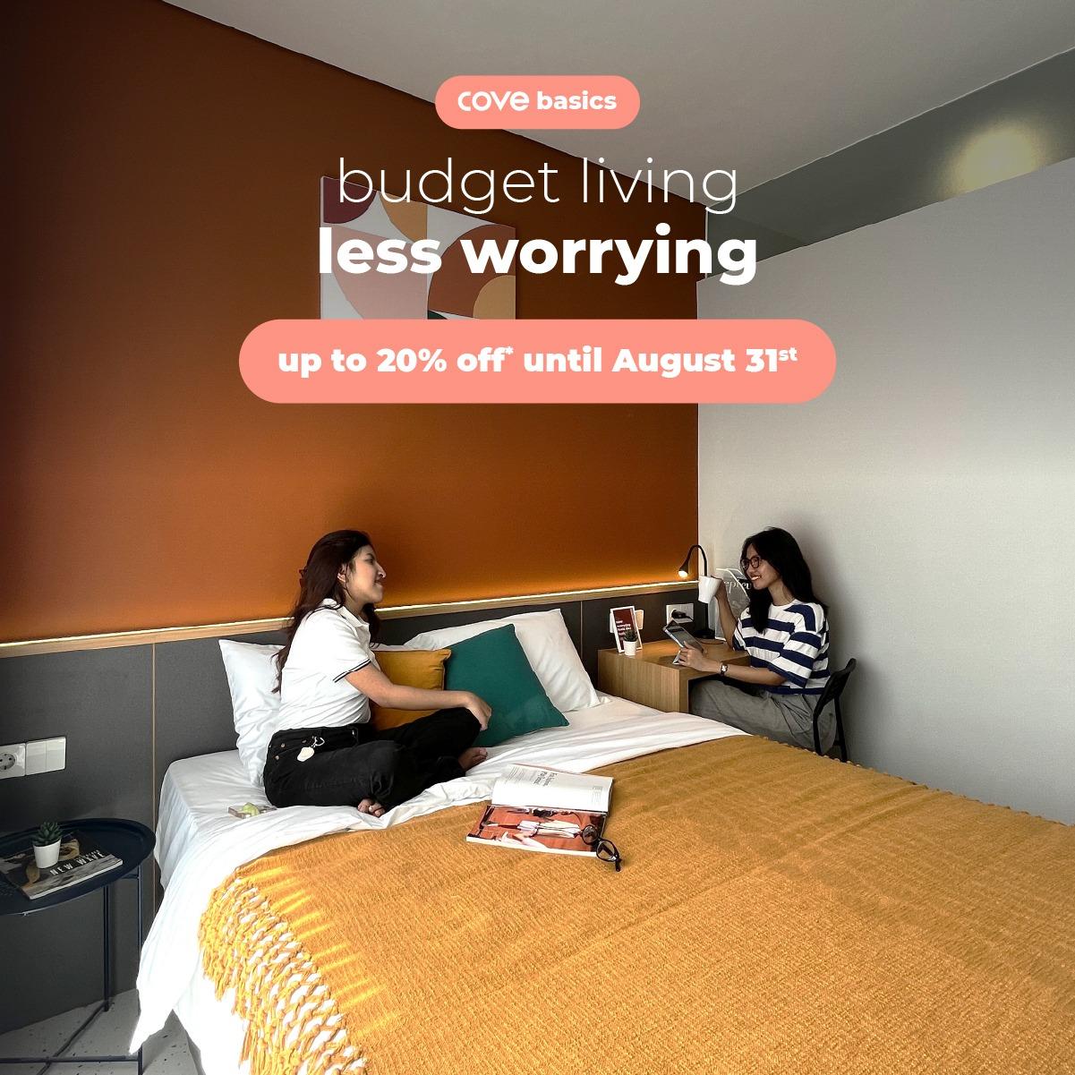 Live on a Budget, Save Up to 20% off!