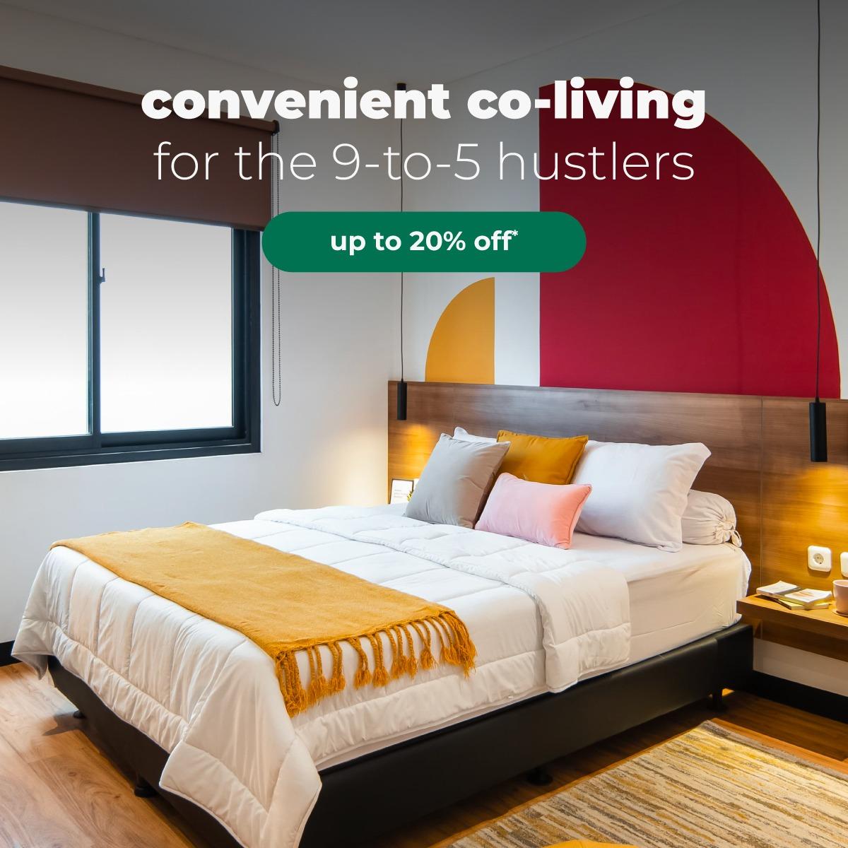 Live in Central Jakarta, Get up to 20% Off