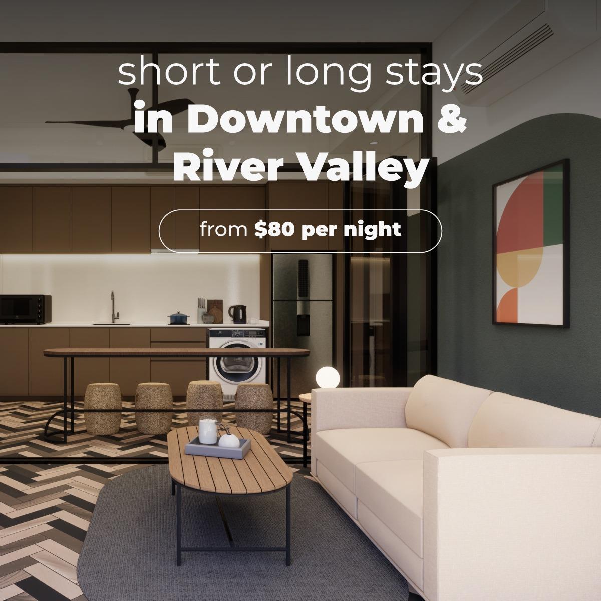 downtown district, elevated experience