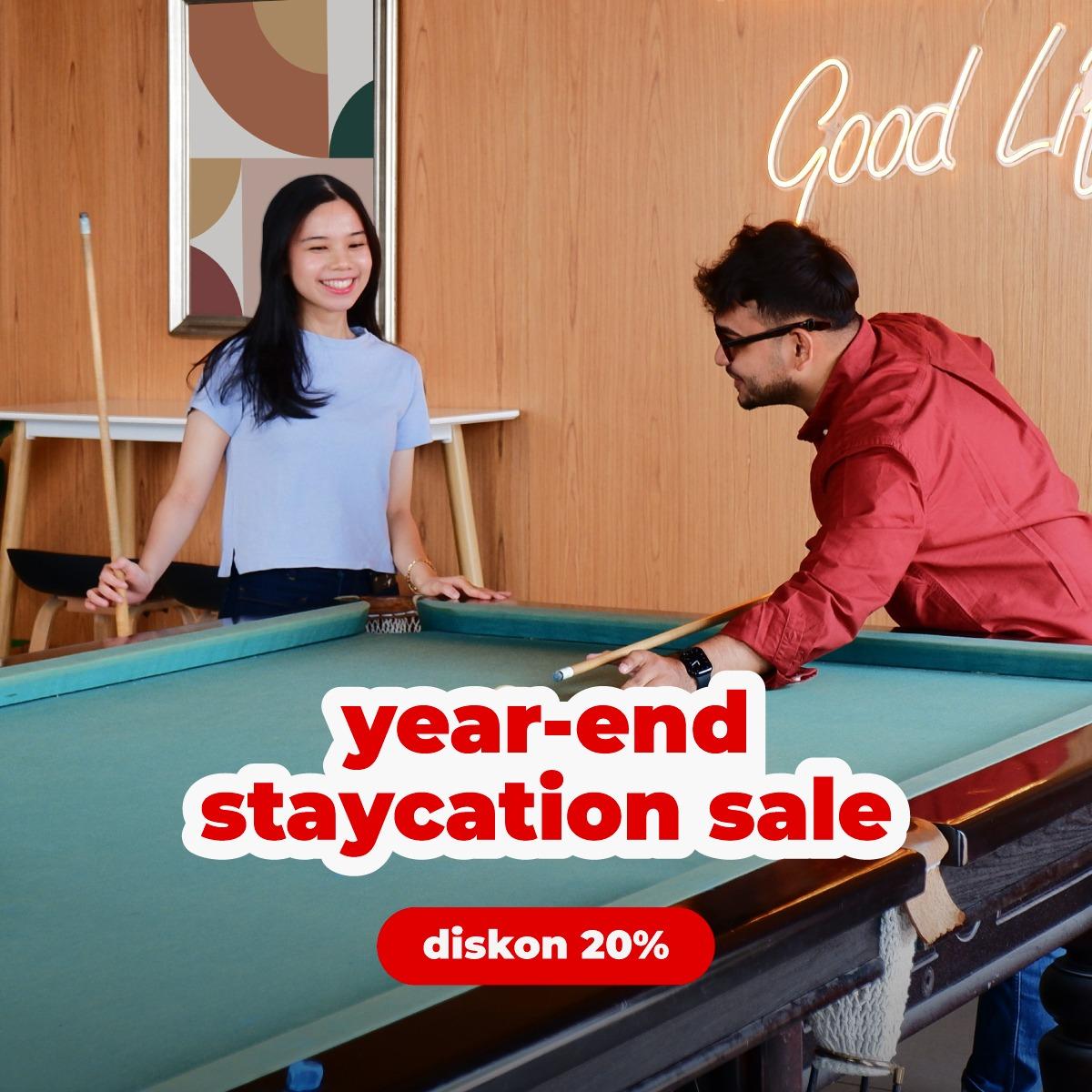 Staycation Akhir Tahun Diskon 20%!